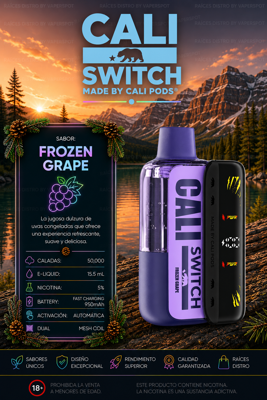 CALI SWITCH KIT 50,000