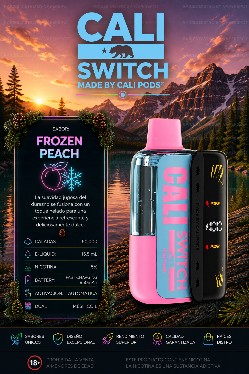 CALI SWITCH KIT 50,000