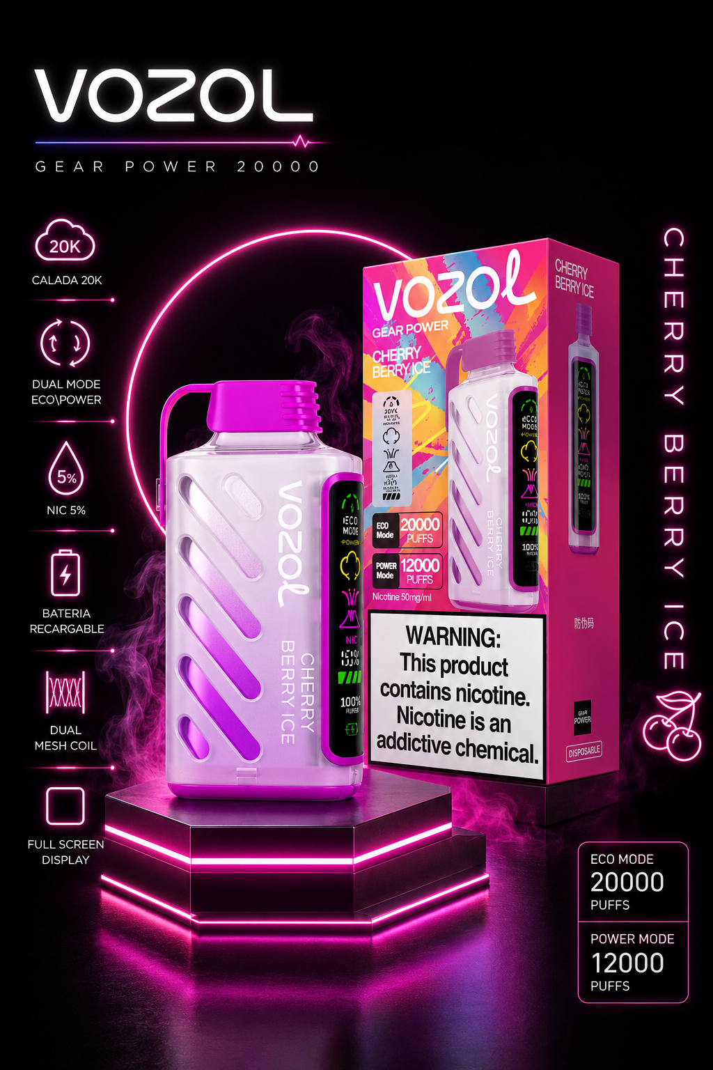 Vozol gear power 20000