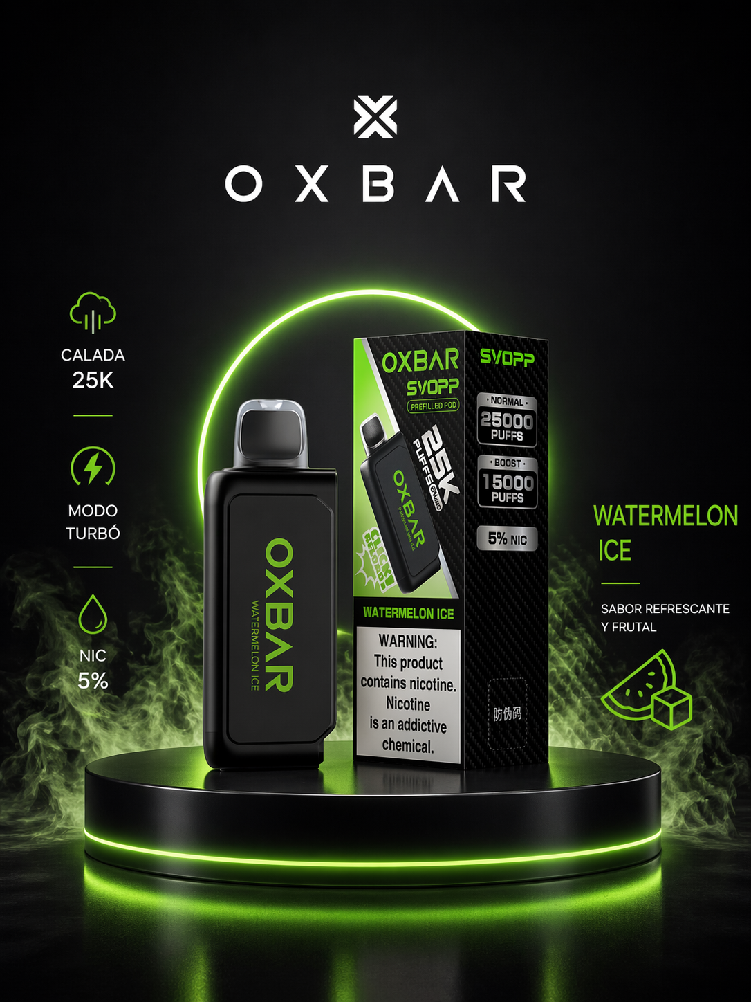 OXBAR POD 25,000