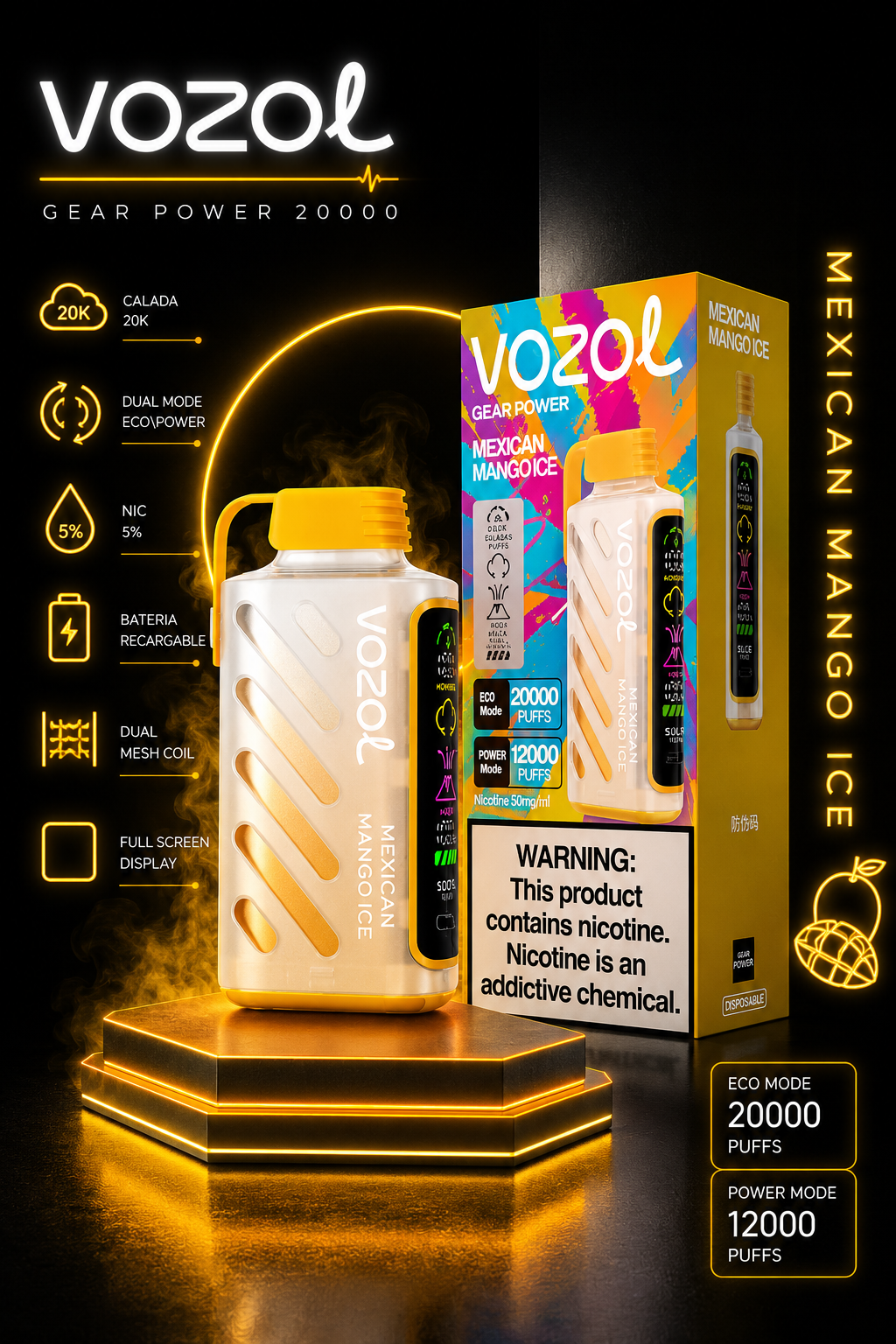 Vozol gear power 20000
