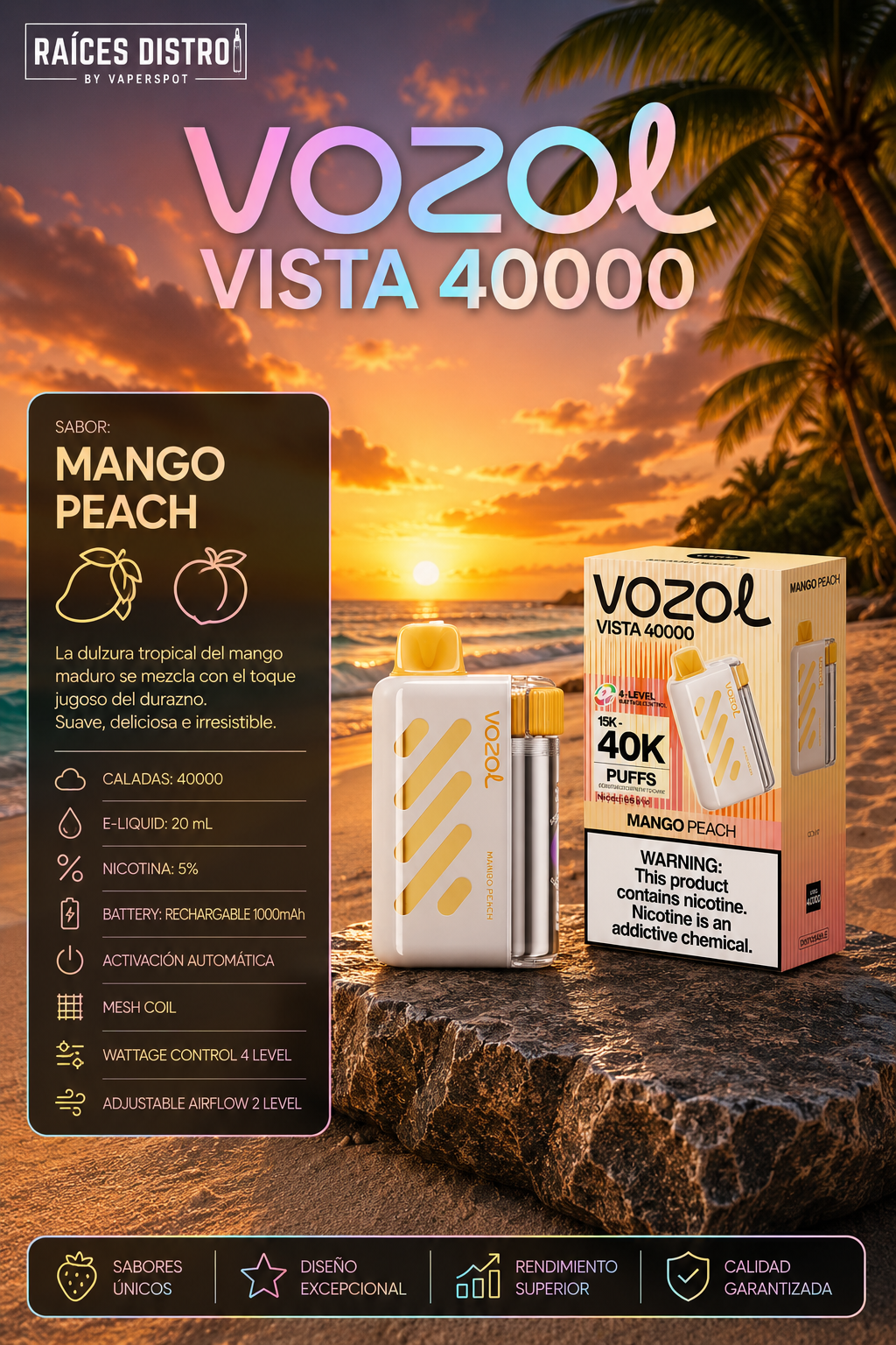 Vozol Vista 40,000