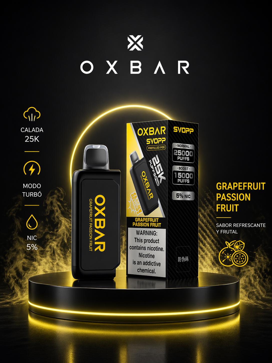 OXBAR POD 25,000