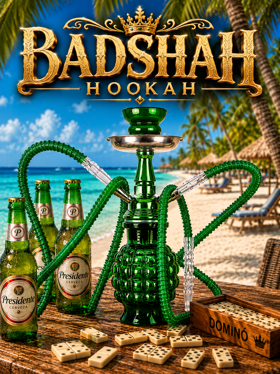 Hooka plastica Doble