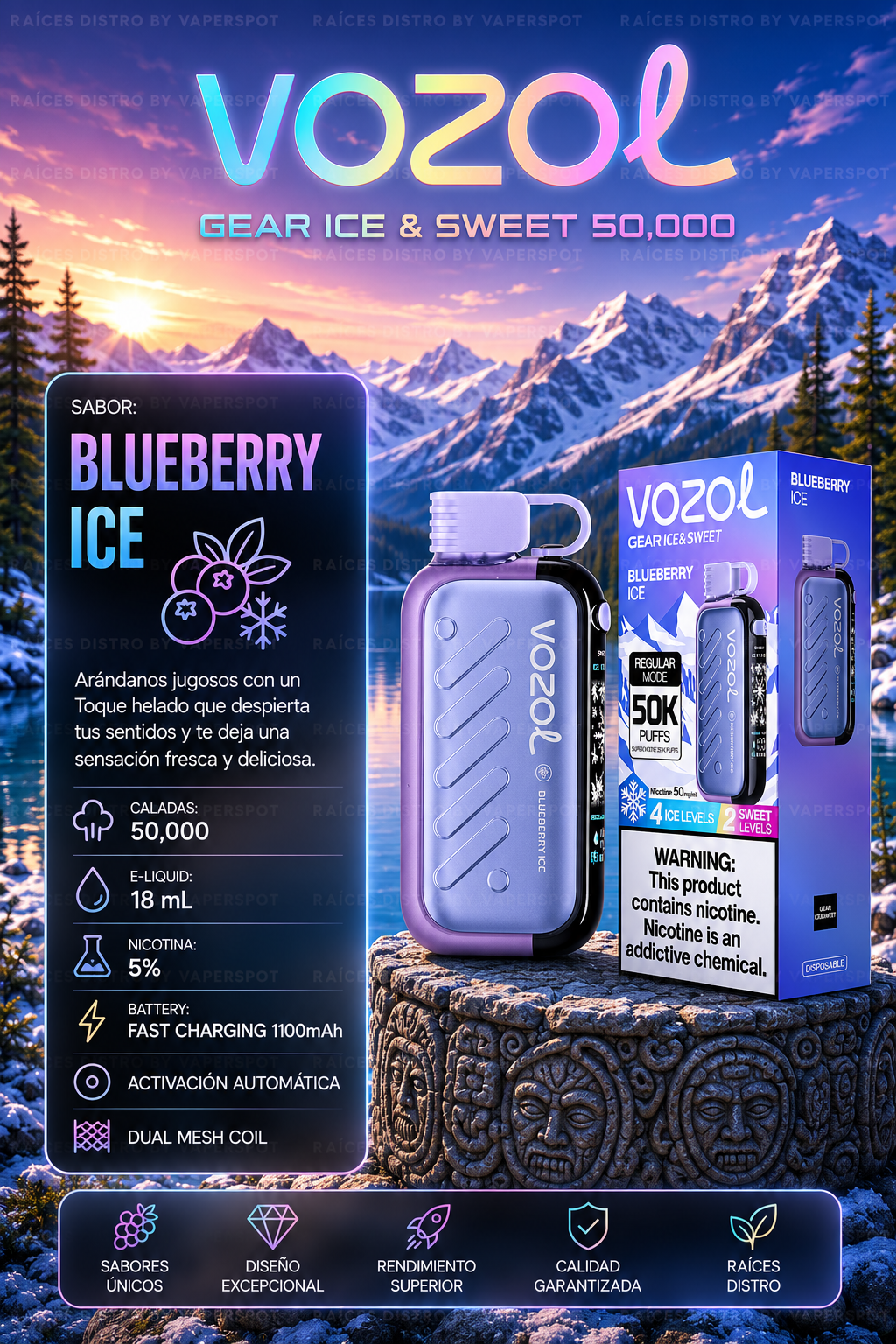 Vozol Gear Ice&Sweet 50,000