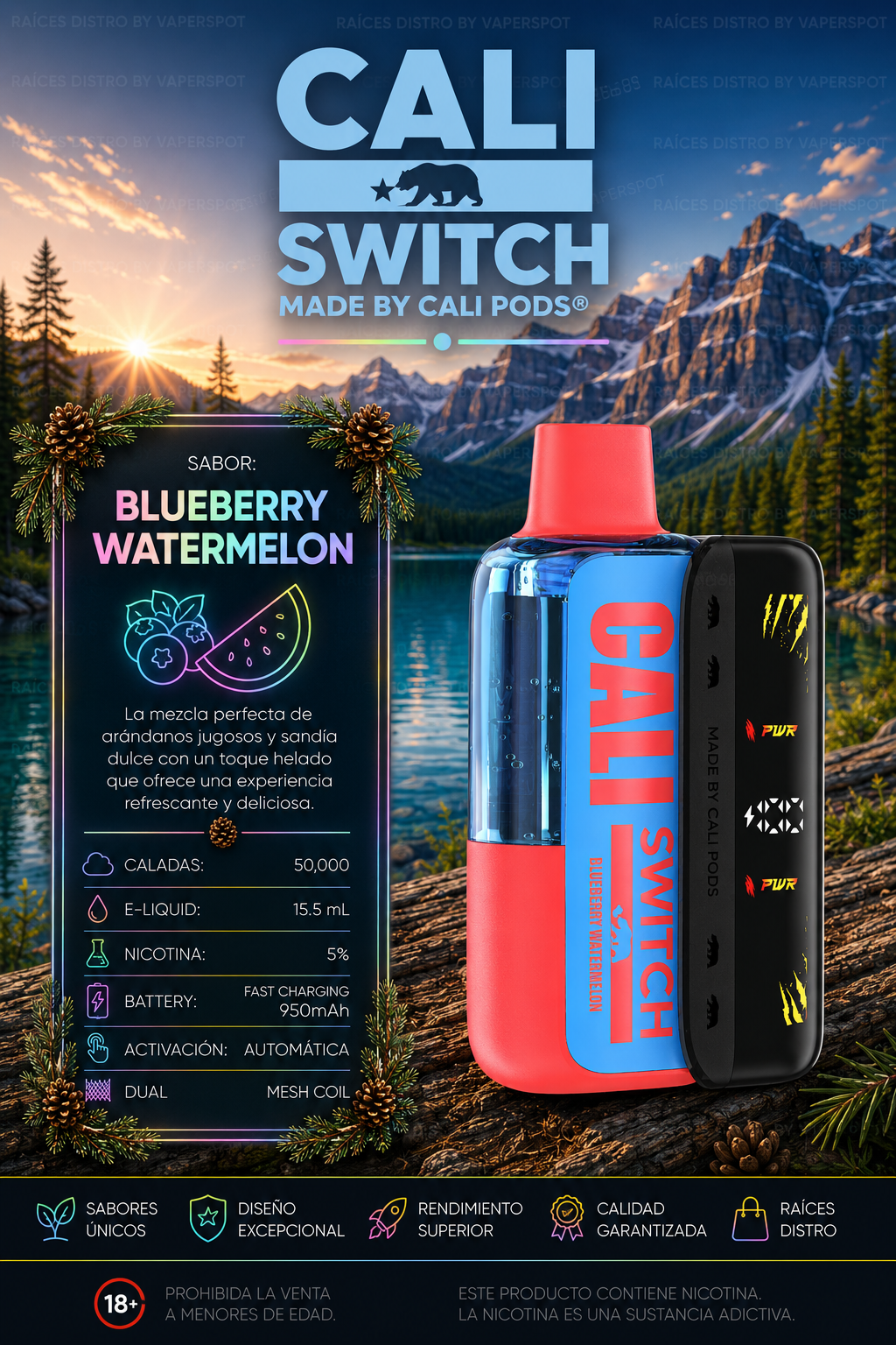 CALI SWITCH KIT 50,000