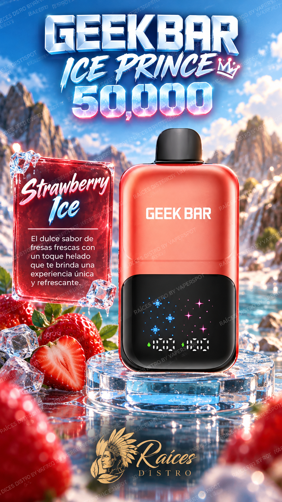 GEEKBAR ICE PRINCE 50,000