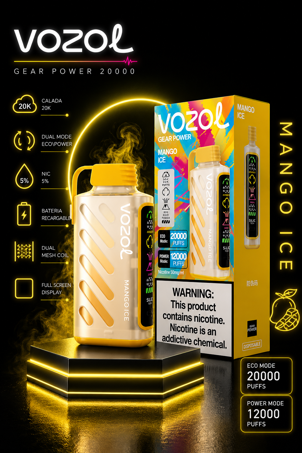 Vozol gear power 20000