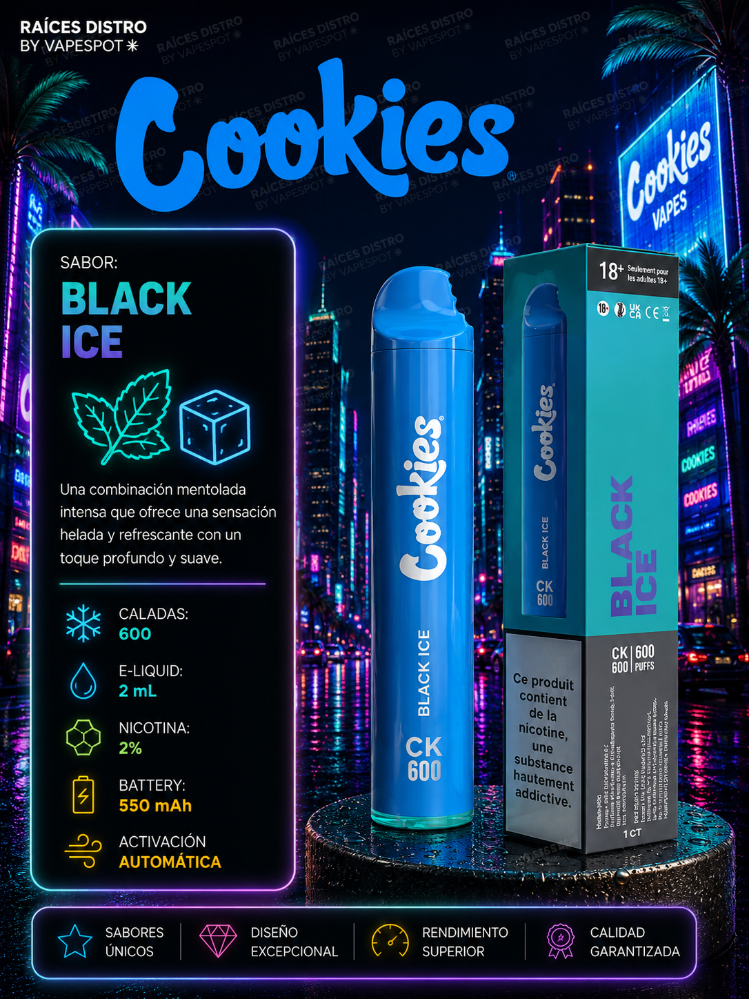 Cookies 600 puff