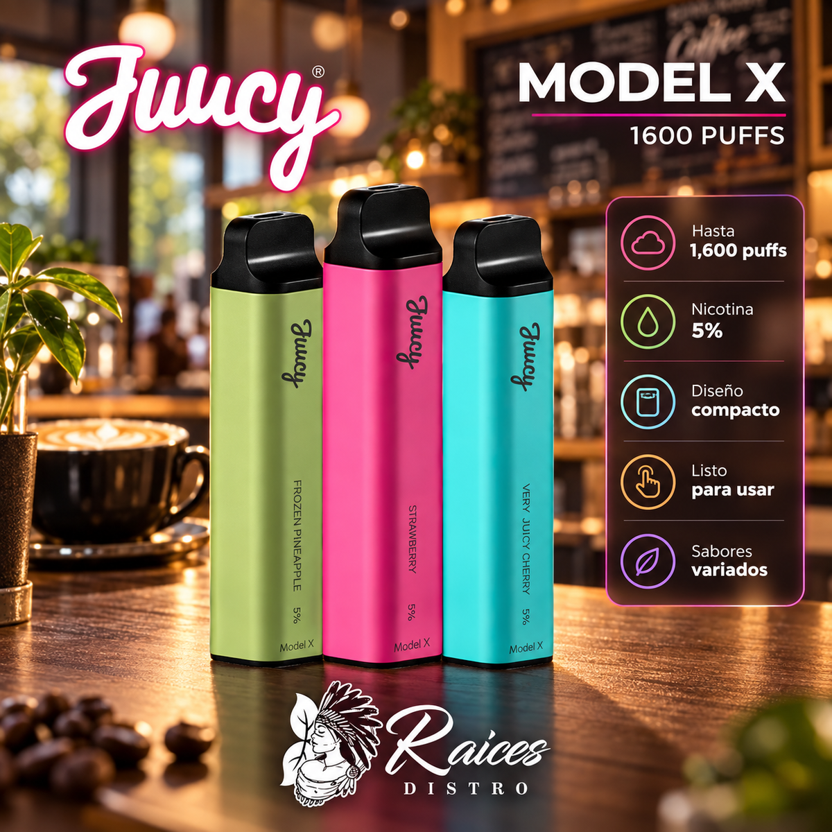 JUICY MODEL X 1,600