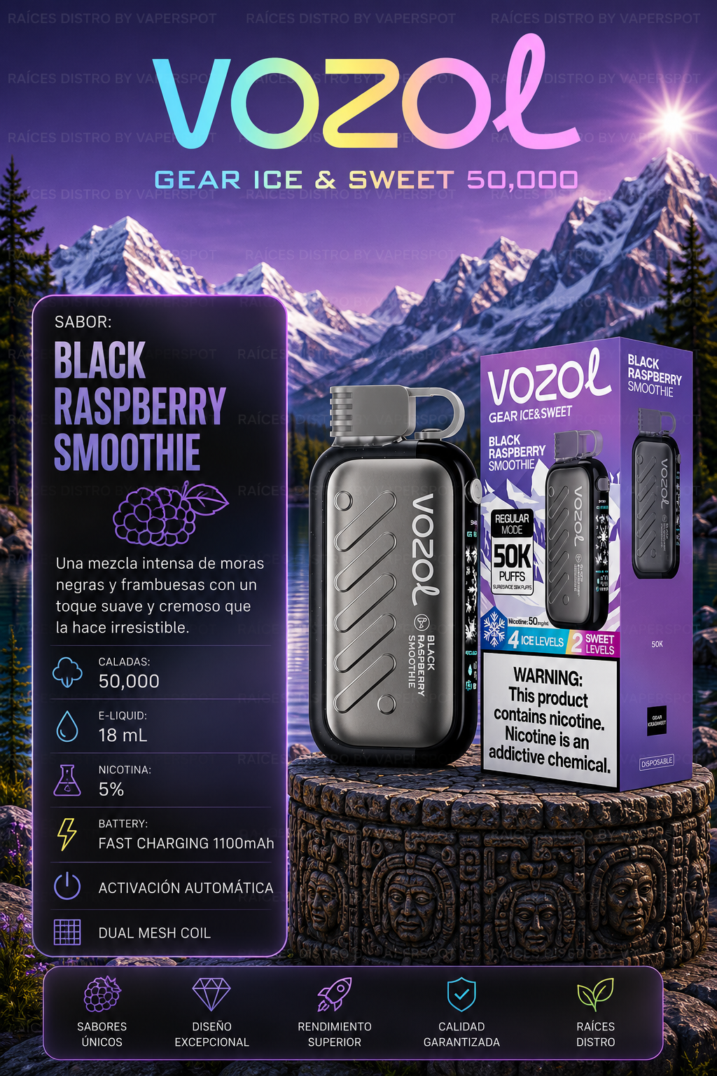 Vozol Gear Ice&Sweet 50,000