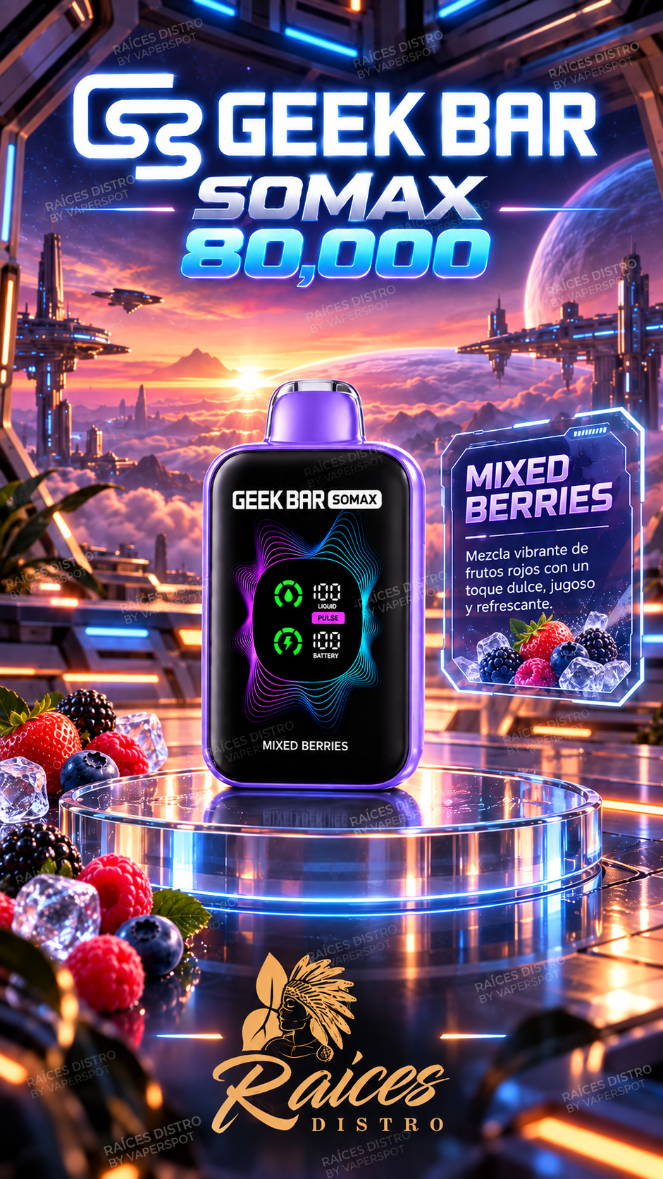 GEEKBAR SOMAX 80,000