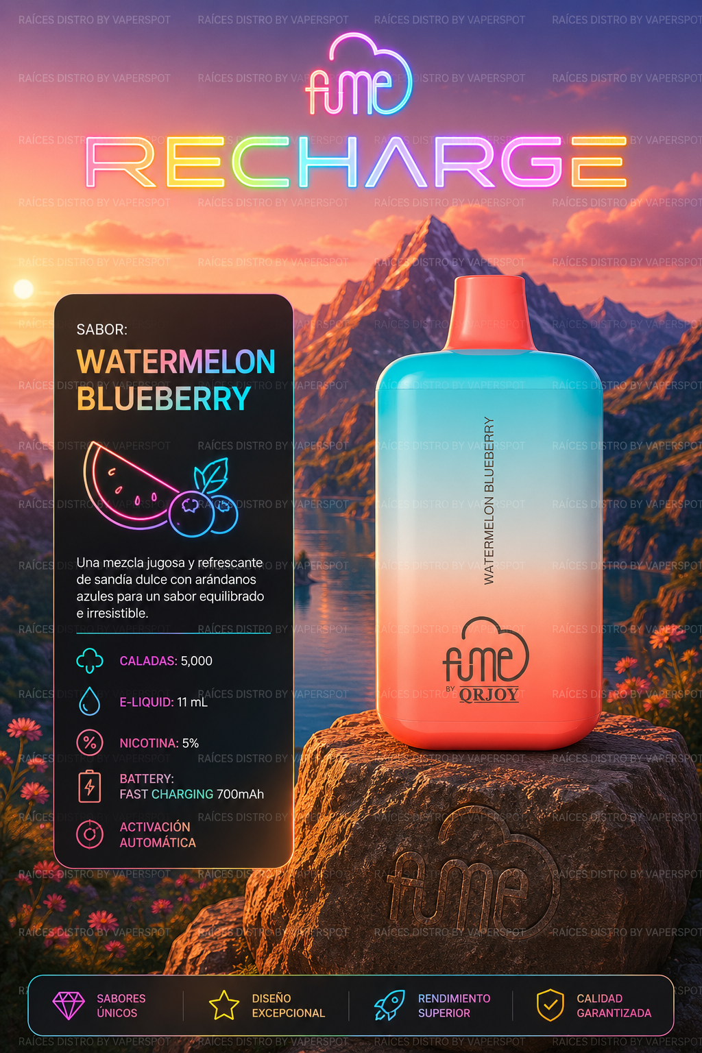 FUME RECHARGE 5000