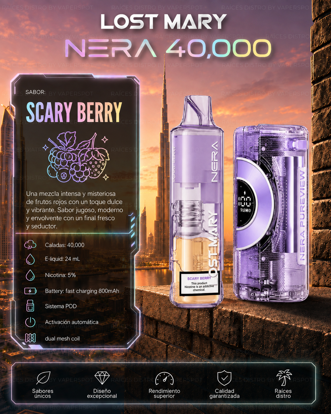 Lost Mary nera 40,000