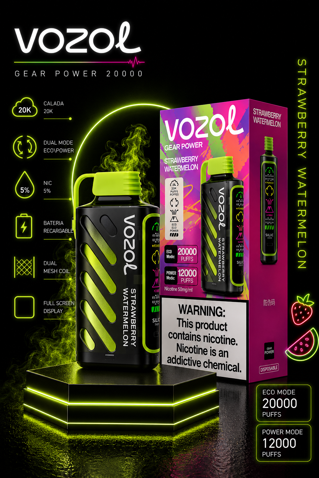 Vozol gear power 20000