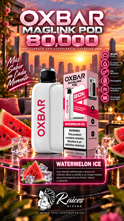 OXBAR MAGLINK POD 80,000