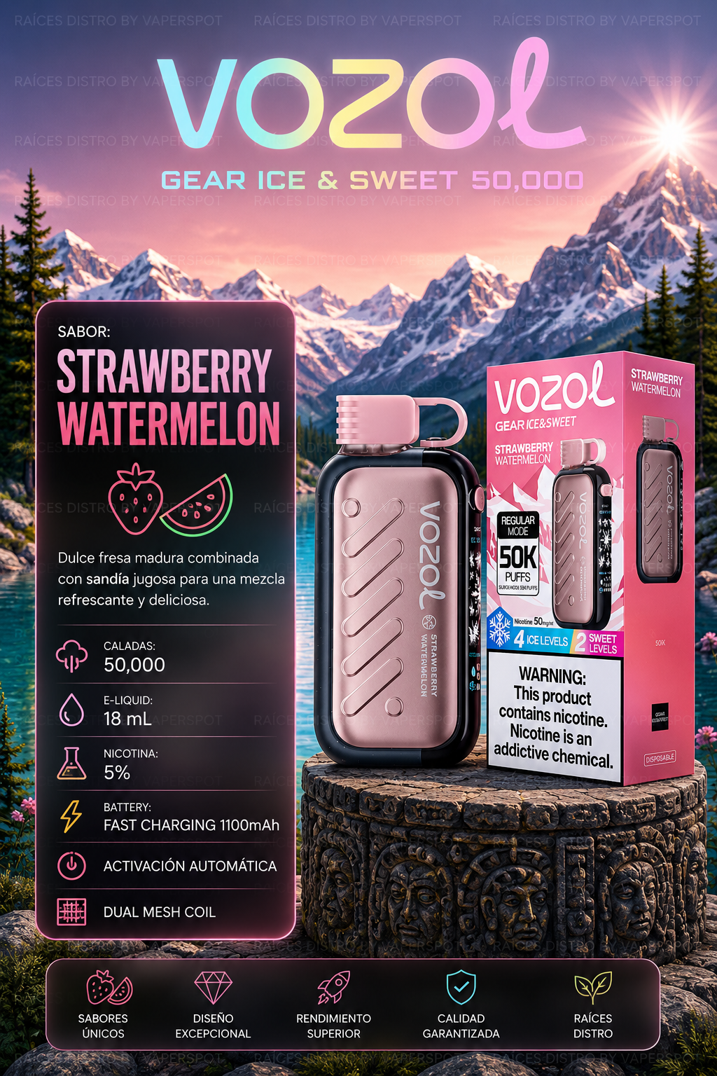 Vozol Gear Ice&Sweet 50,000