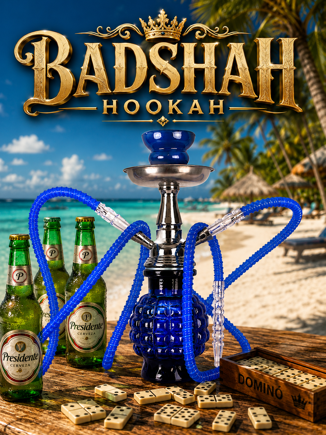 Hooka plastica Doble