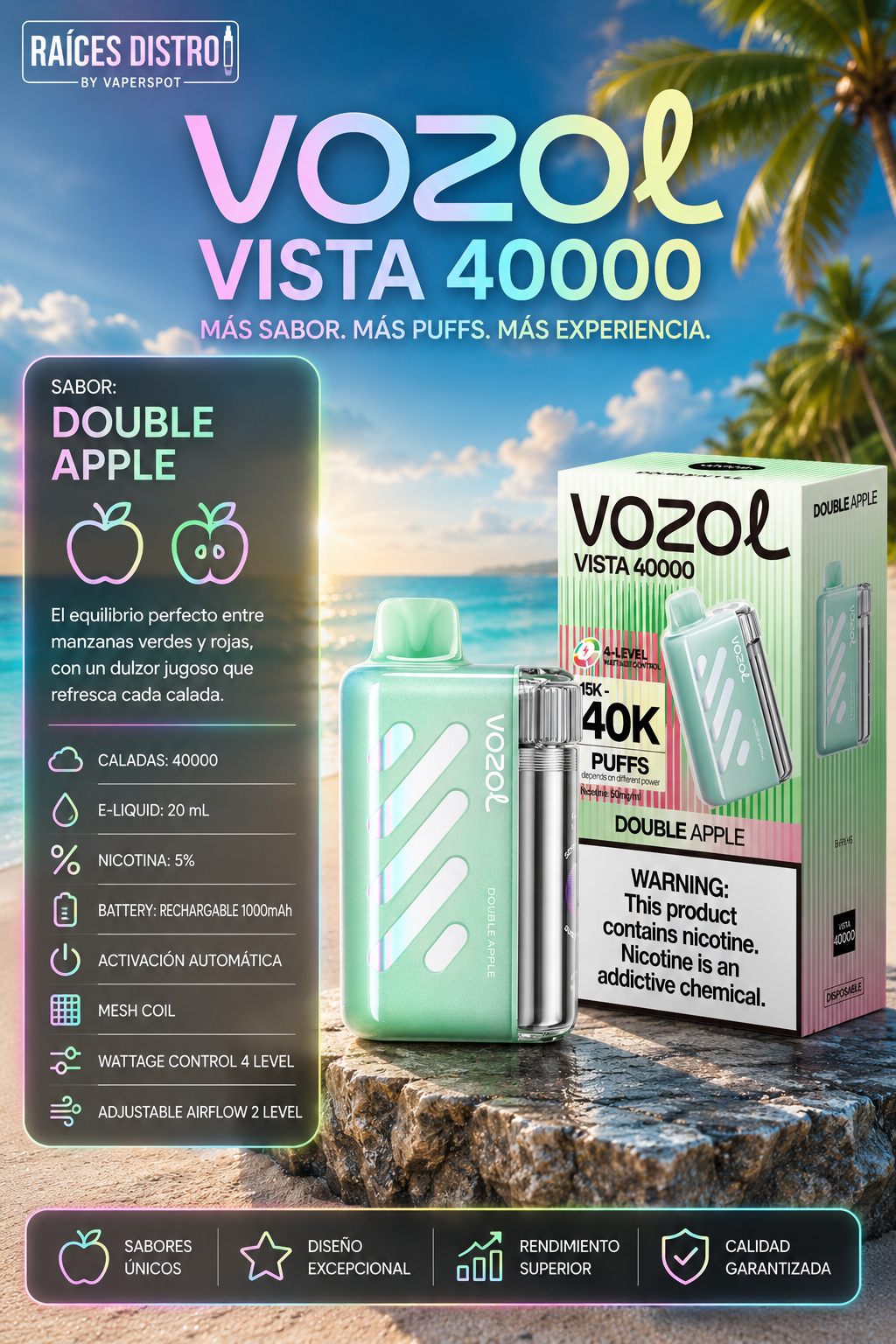 Vozol Vista 40,000