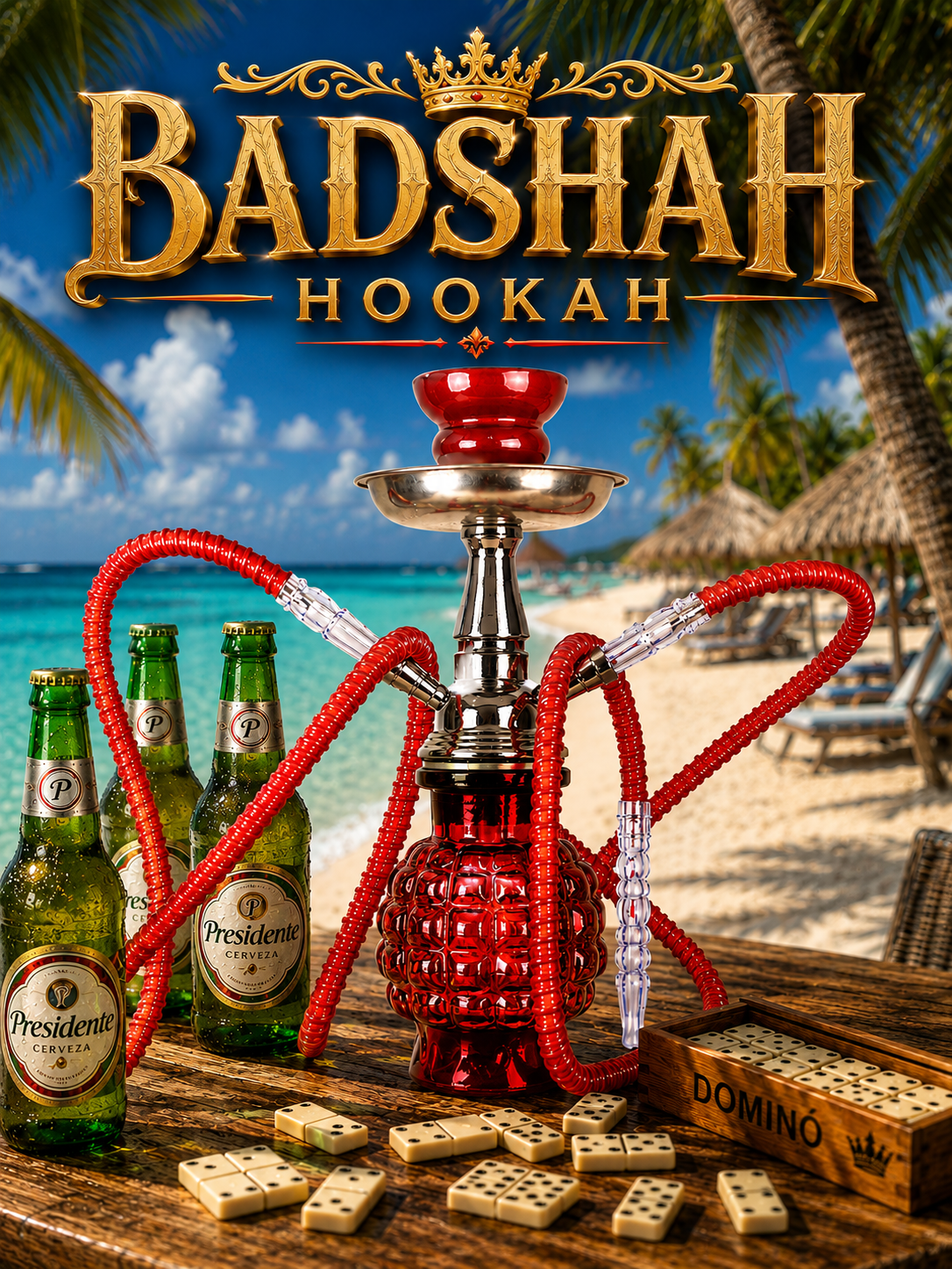 Hooka plastica Doble