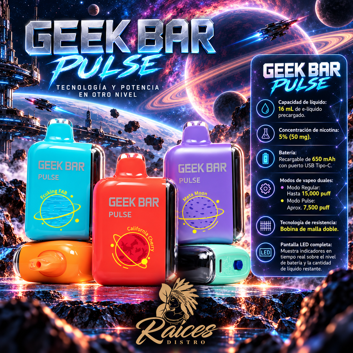 GEEK BAR PULSE 15,000