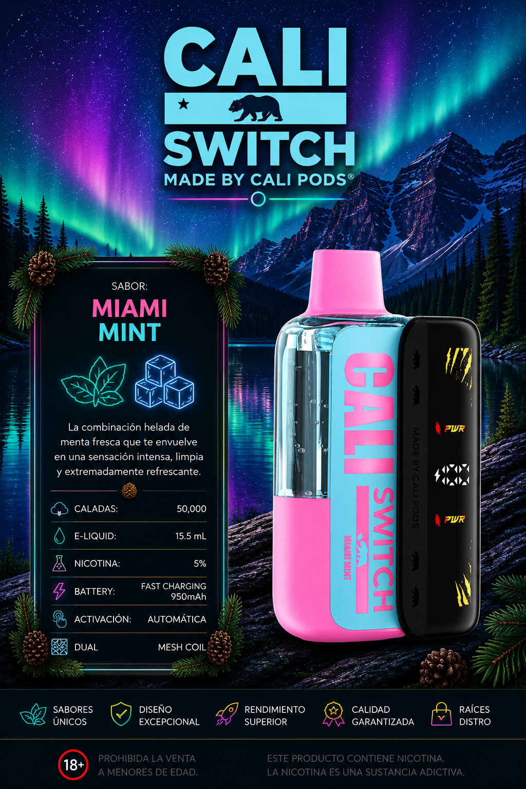 CALI SWITCH KIT 50,000