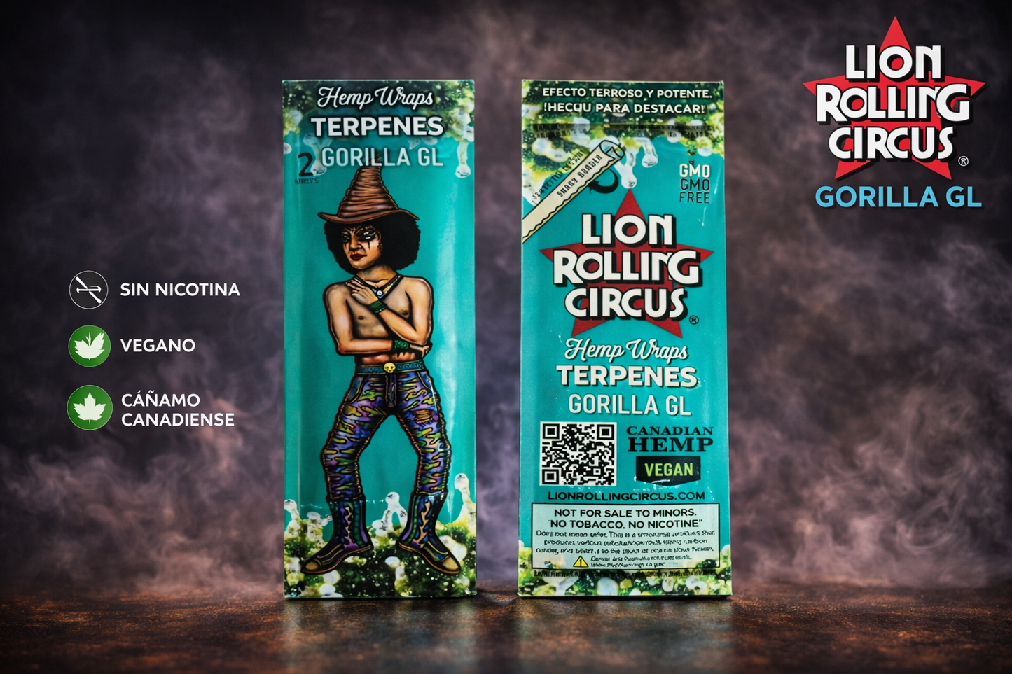 Lion Circus Hemp Wrap