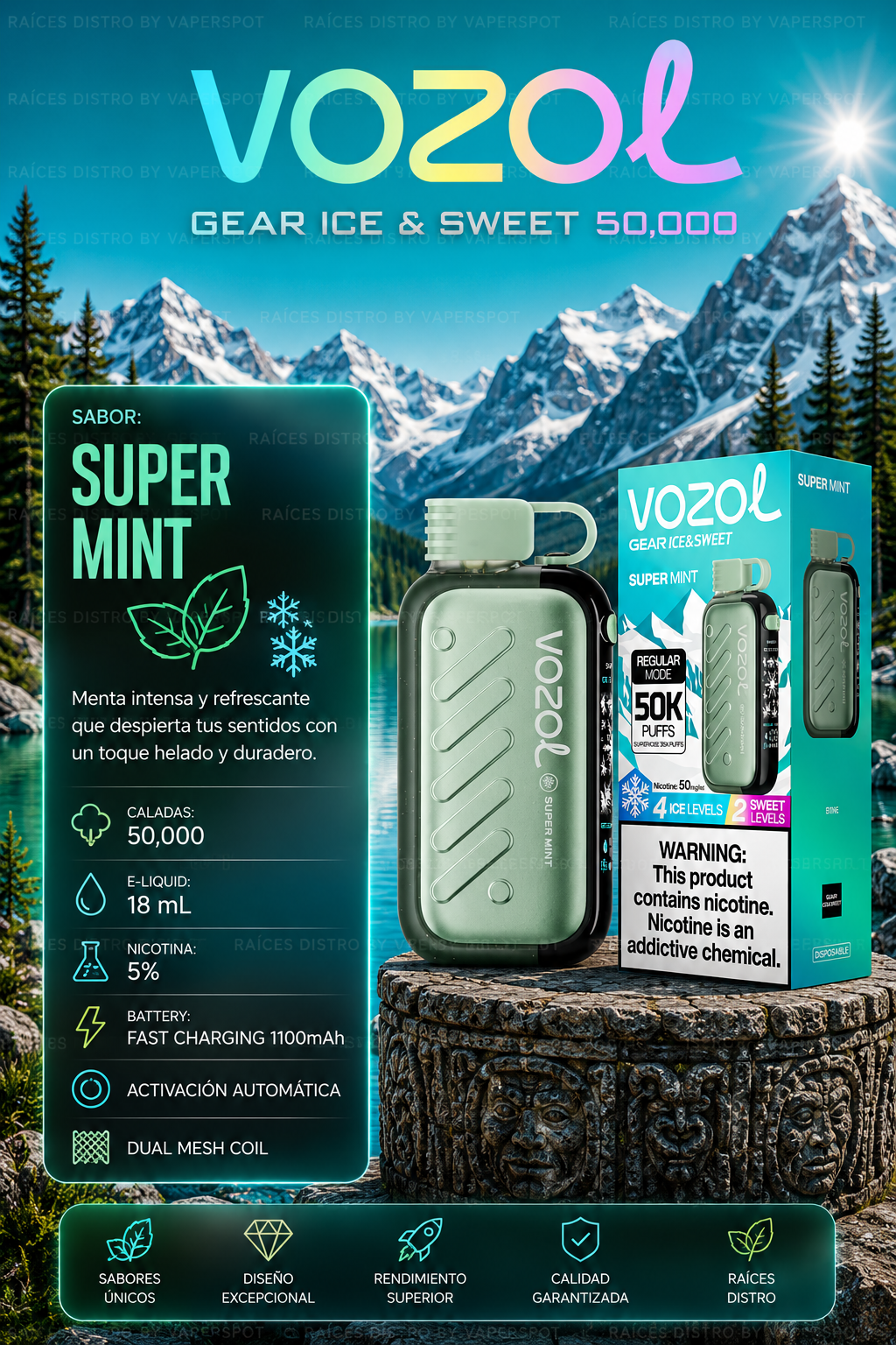 Vozol Gear Ice&Sweet 50,000