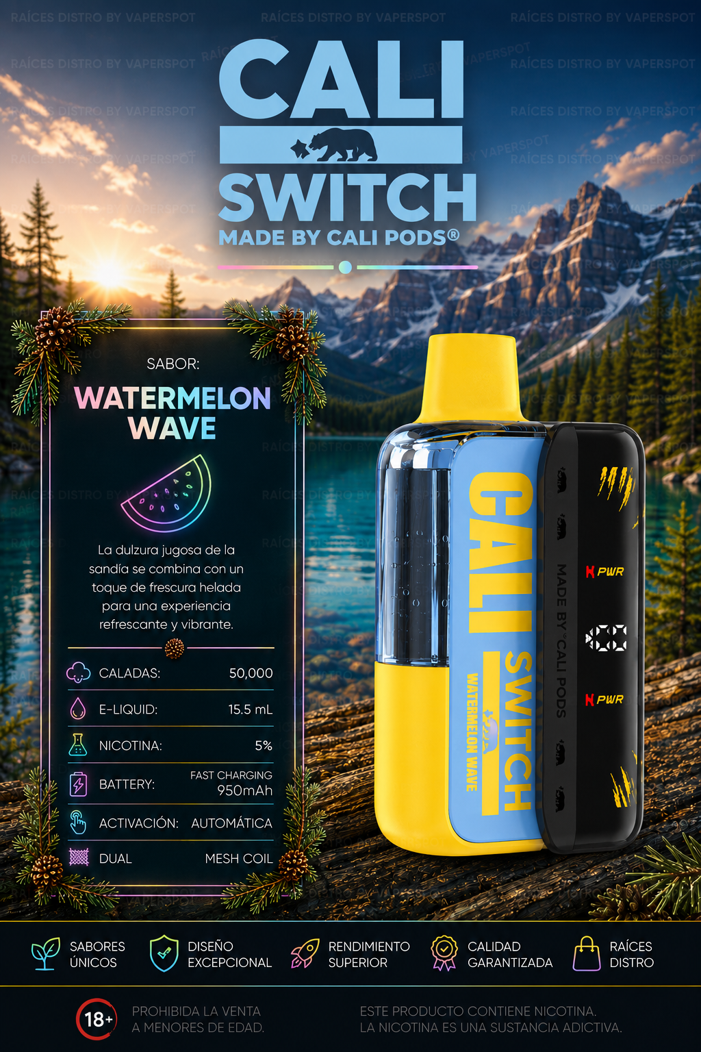 CALI SWITCH KIT 50,000