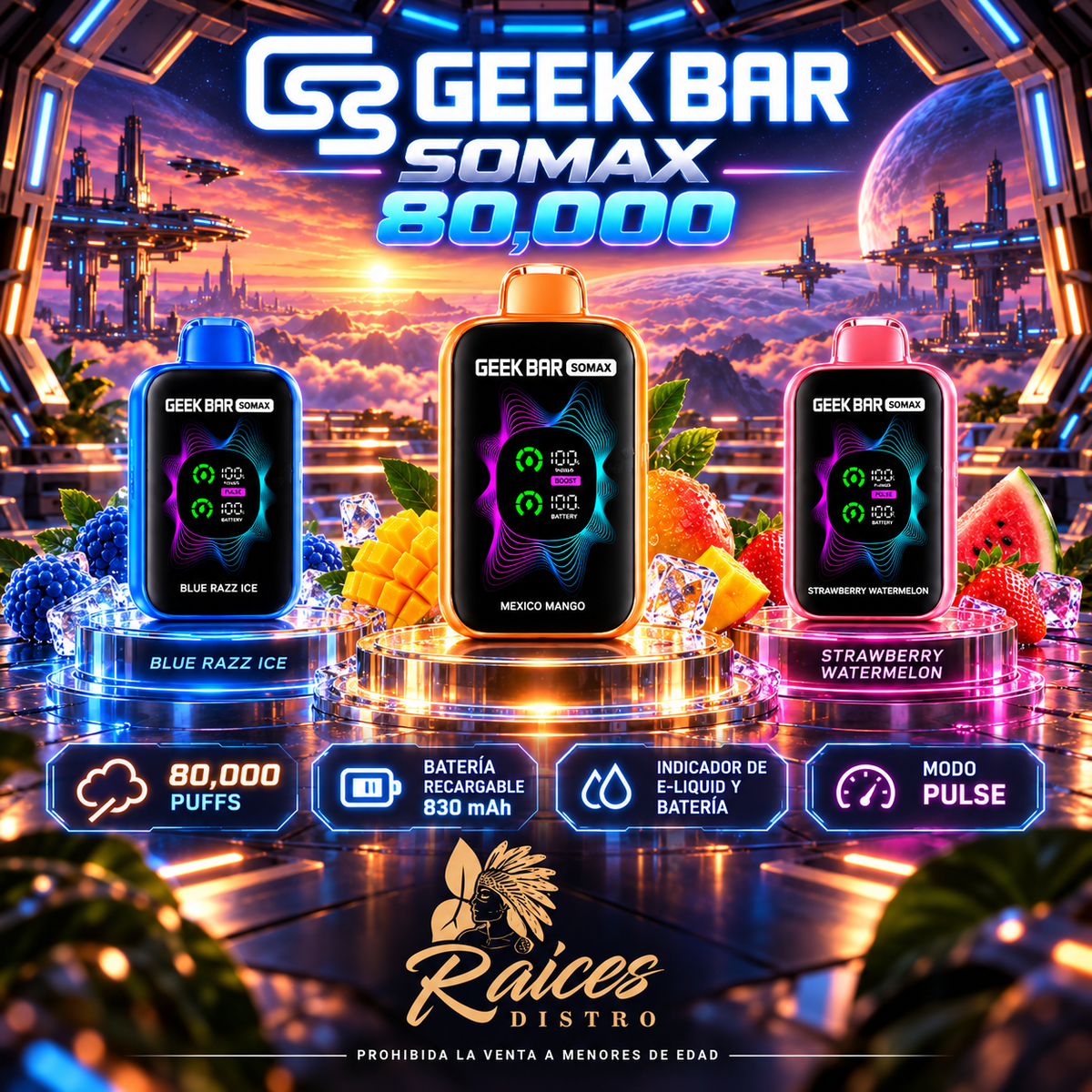GEEKBAR SOMAX 80,000