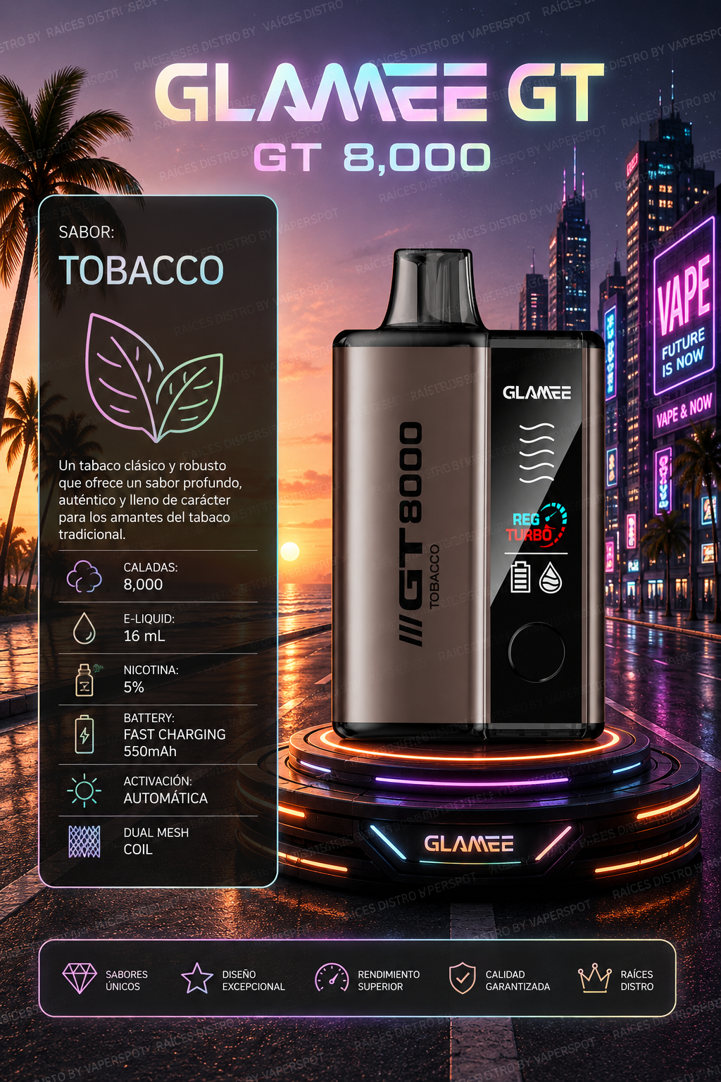 GLAMEE GT 8,000