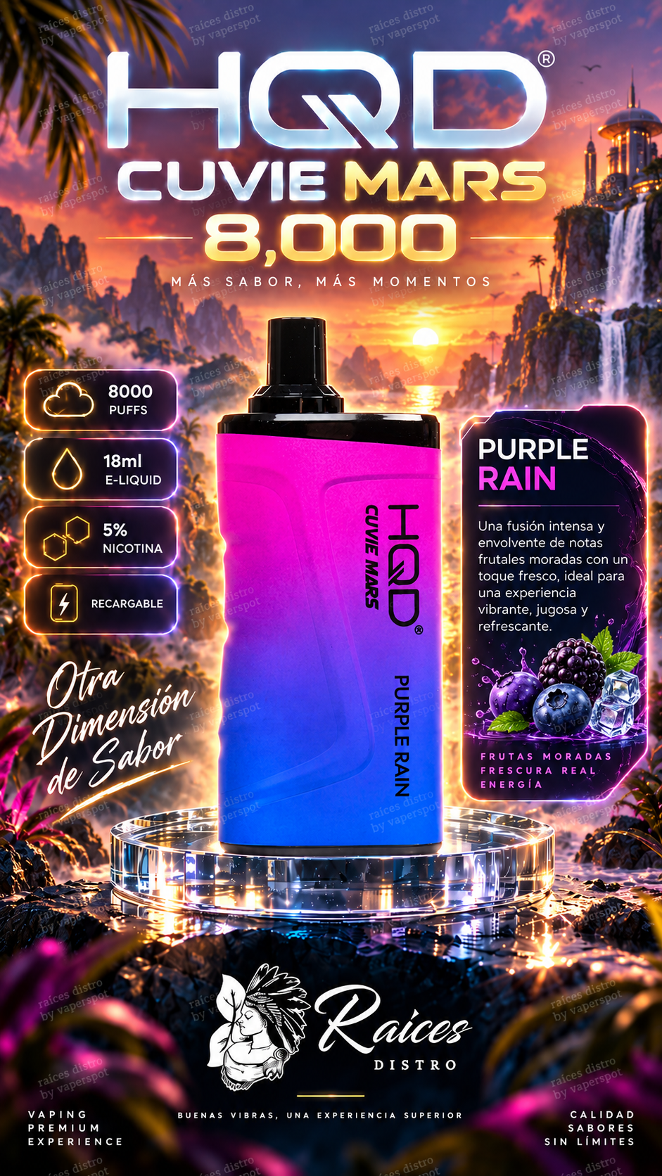 HQD CUVIE MARS 8,000