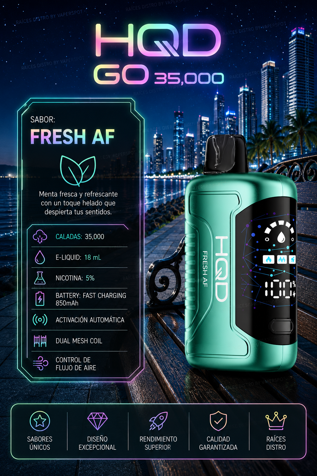 HQD GO 35,000