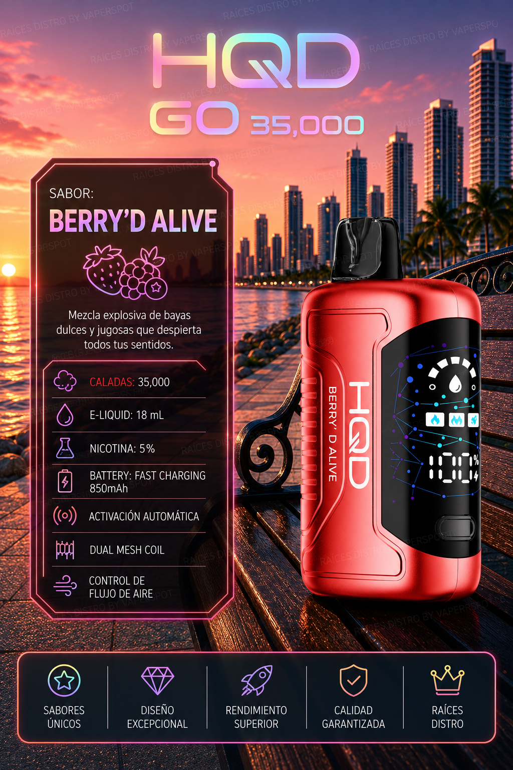 HQD GO 35,000