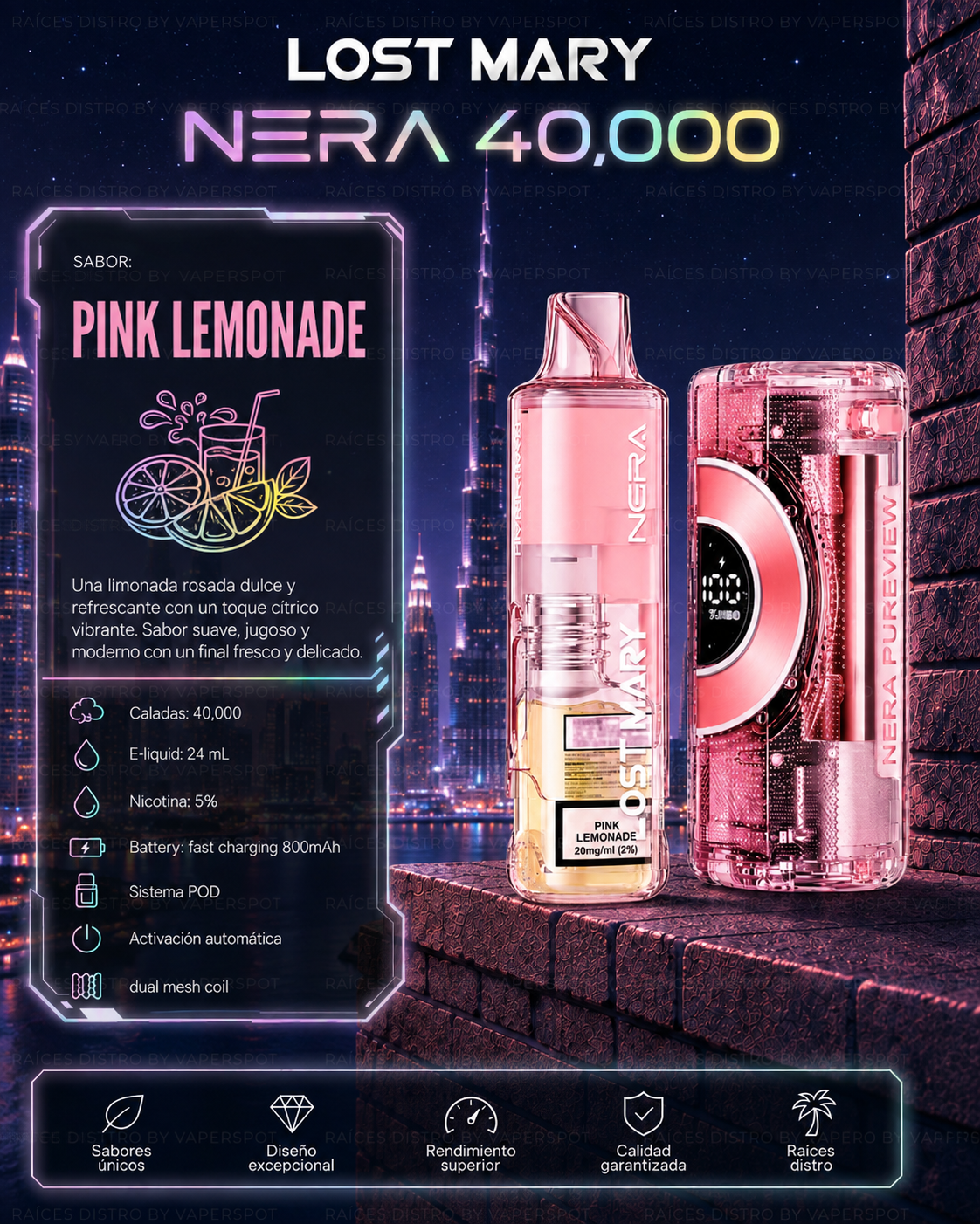 Lost Mary nera 40,000