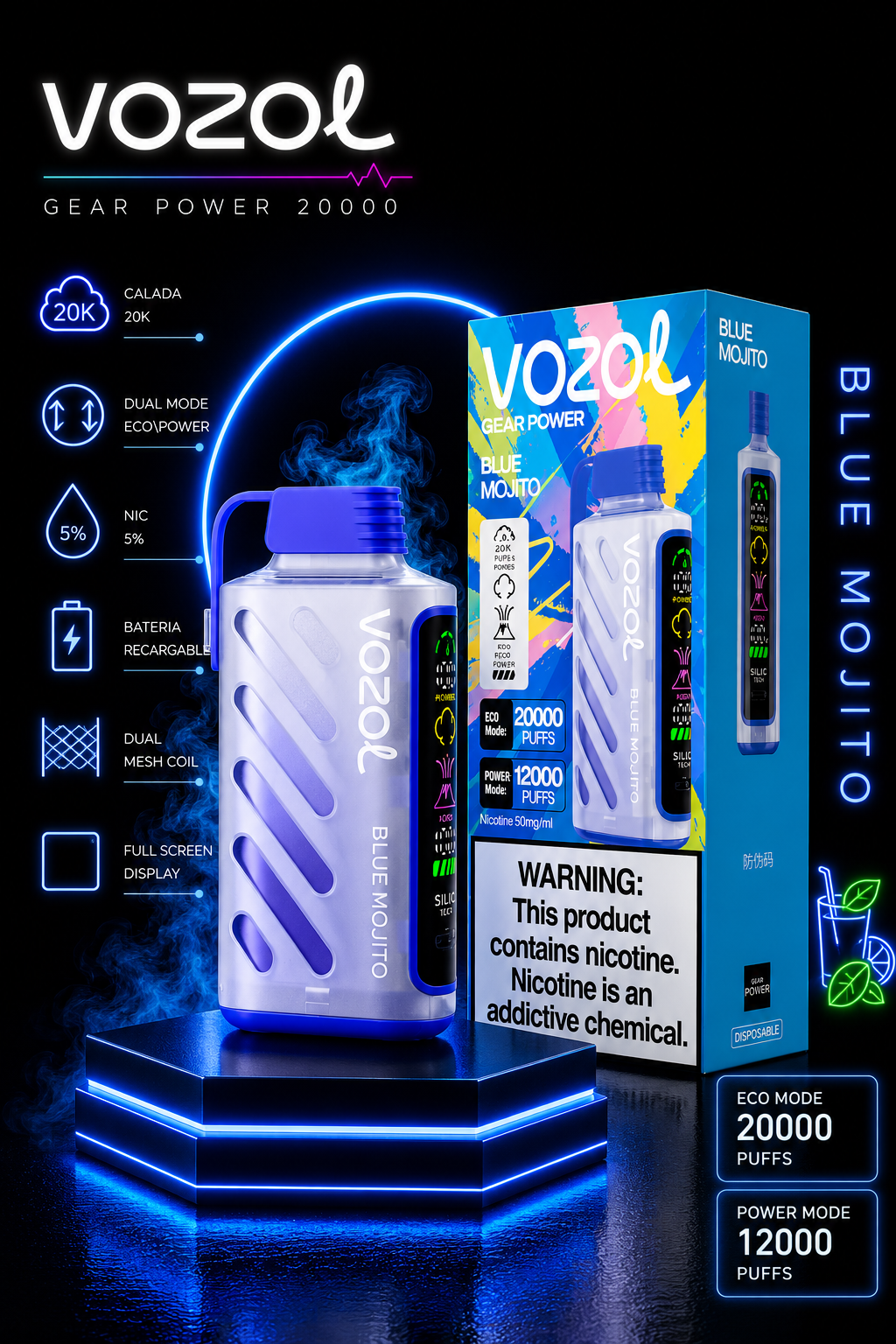 Vozol gear power 20000