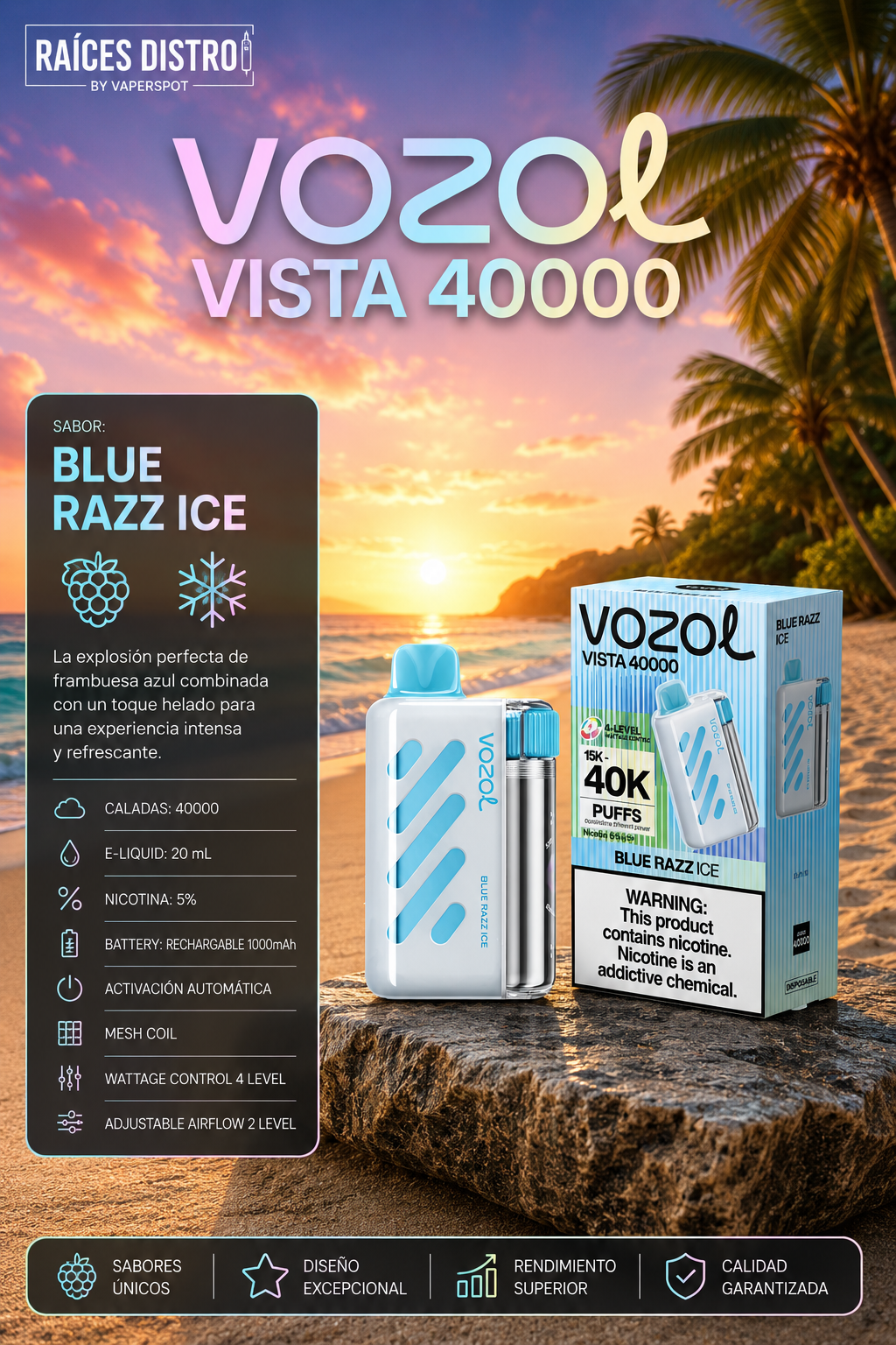 Vozol Vista 40,000